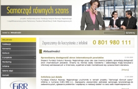 Projekt FIRR - Samorząd Równych Szans